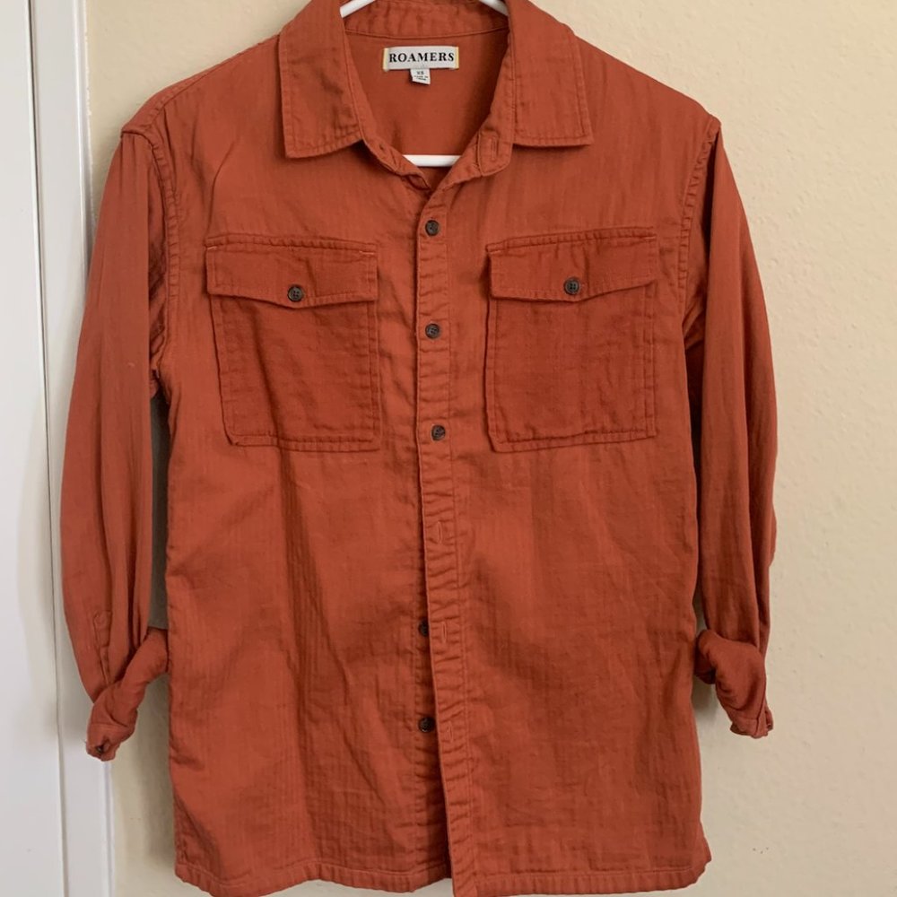 Roamers Button Down Shirt - Rust